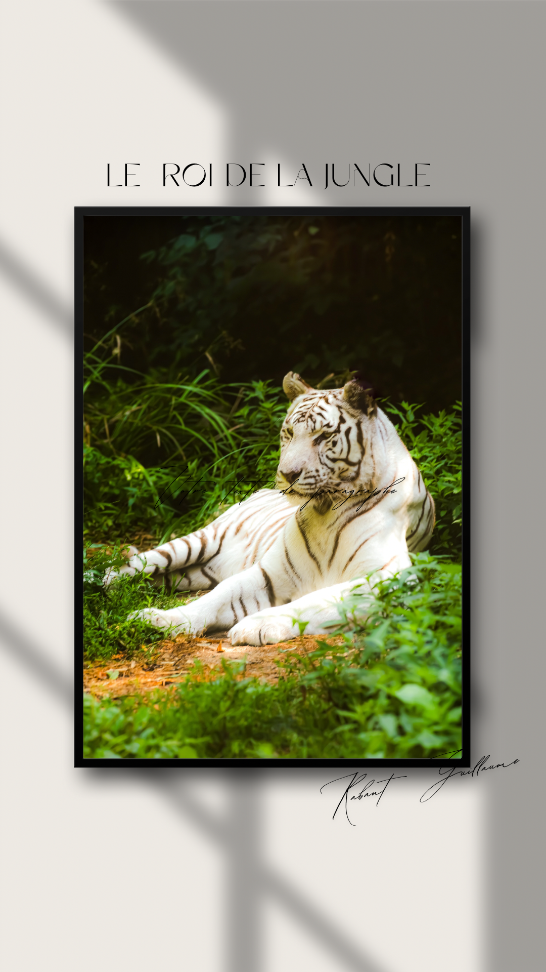 Beige Modern Art Design Frame Mockup Instagram Story
