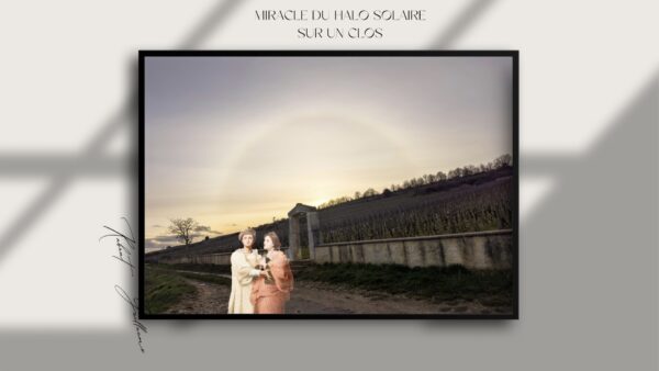 Miracle du Halo solaire sur un clos